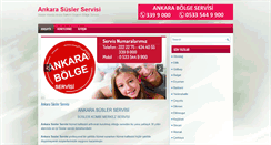 Desktop Screenshot of ankarasuslerservisi.com