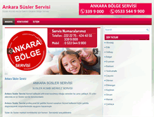 Tablet Screenshot of ankarasuslerservisi.com